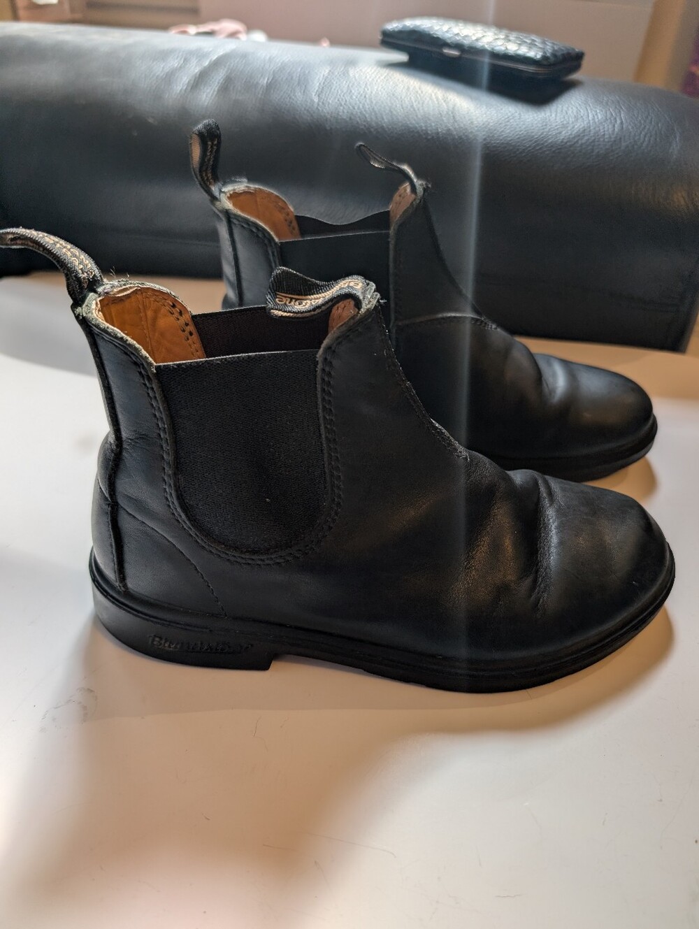 Blundstone Black Chelsea Boot Size 6 In Guc